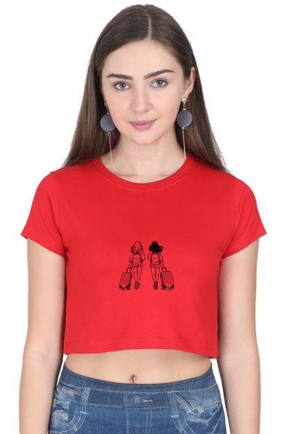 Let's Travel Crop Top