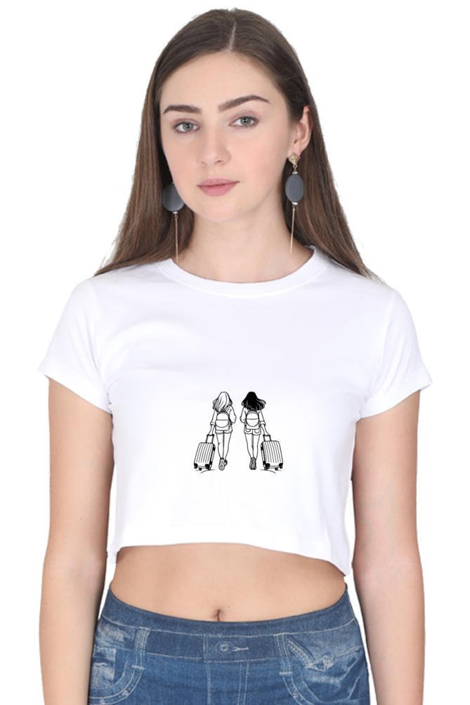 Let's Travel Crop Top