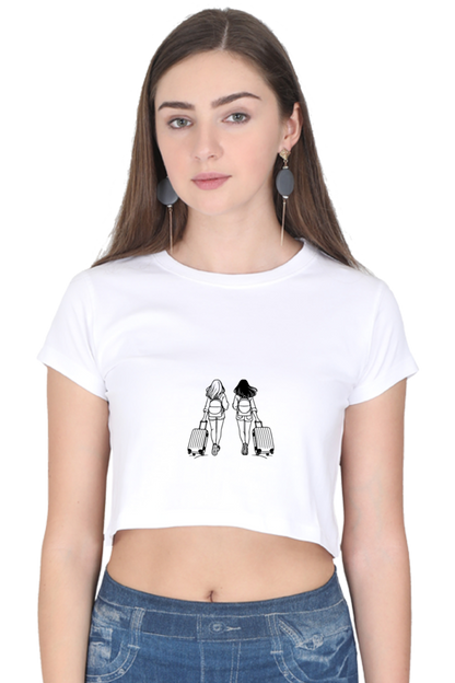 Let's Travel Crop Top