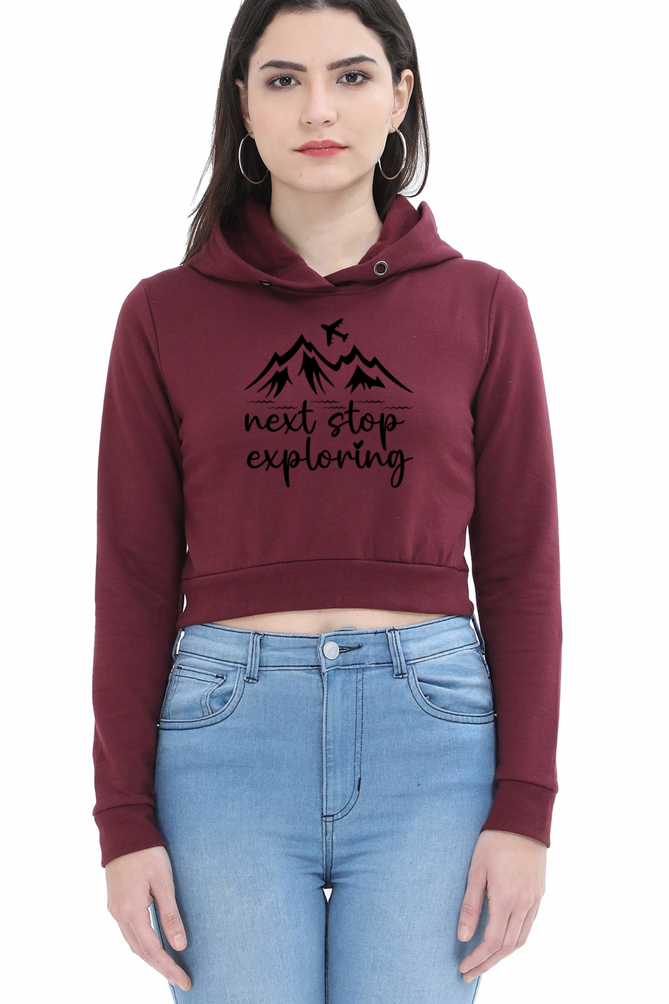 Mountain Dreamer Crop Hoodie