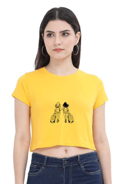 Let's Travel Crop Top