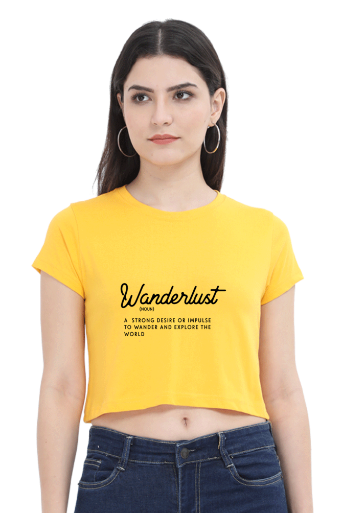 Wanderlust Crop Top