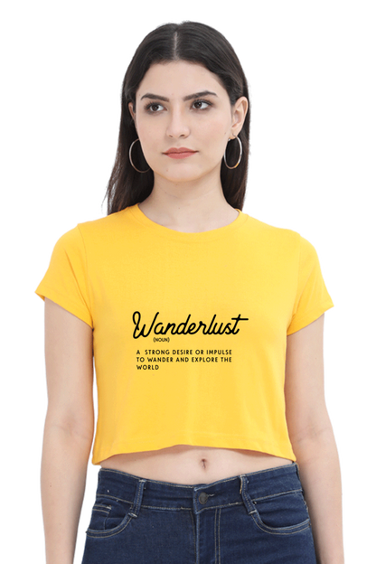 Wanderlust Crop Top