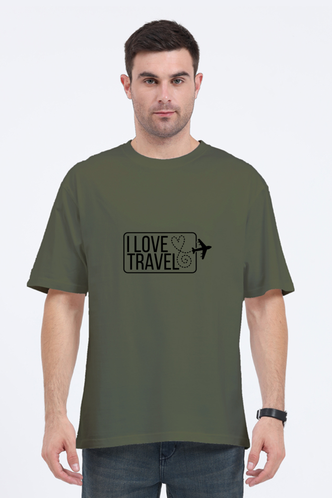 I Love Travel: Oversized T-shirt