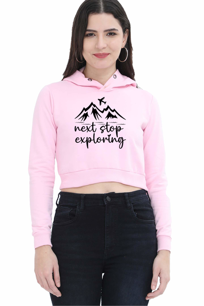 Mountain Dreamer Crop Hoodie