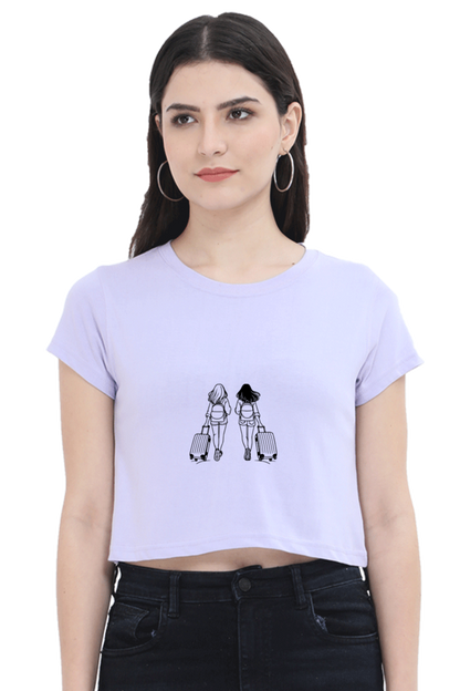 Let's Travel Crop Top