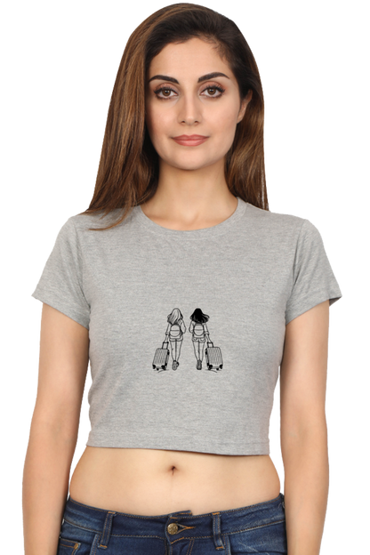 Let's Travel Crop Top