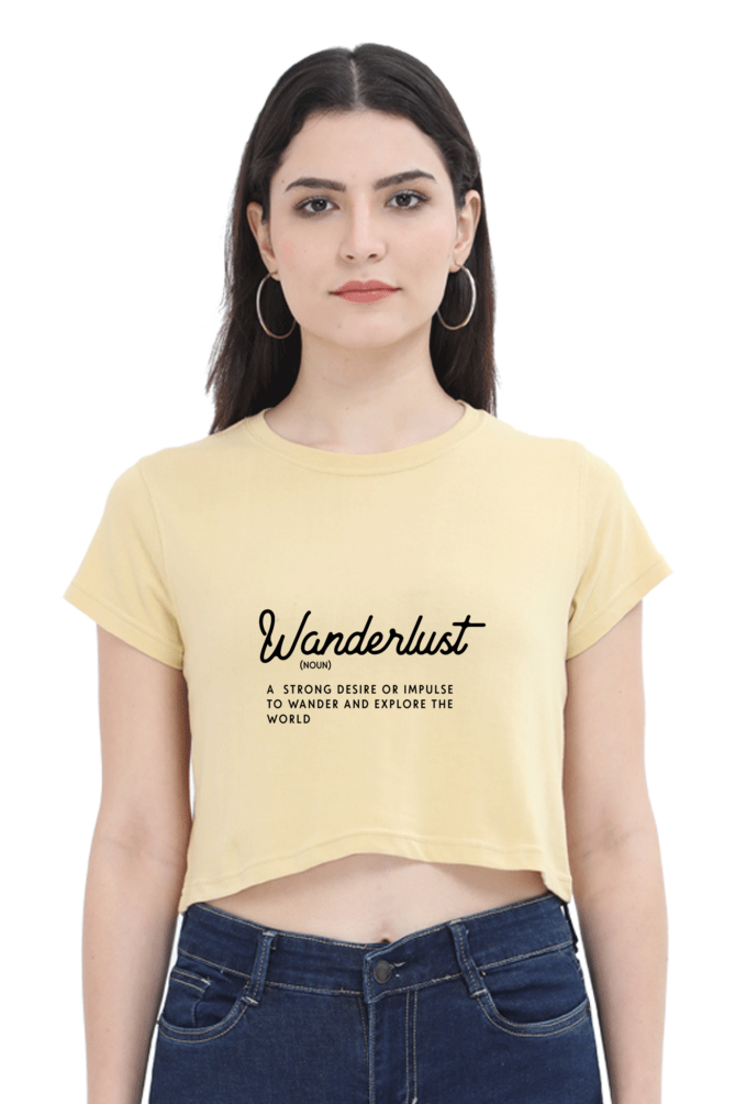 Wanderlust Crop Top