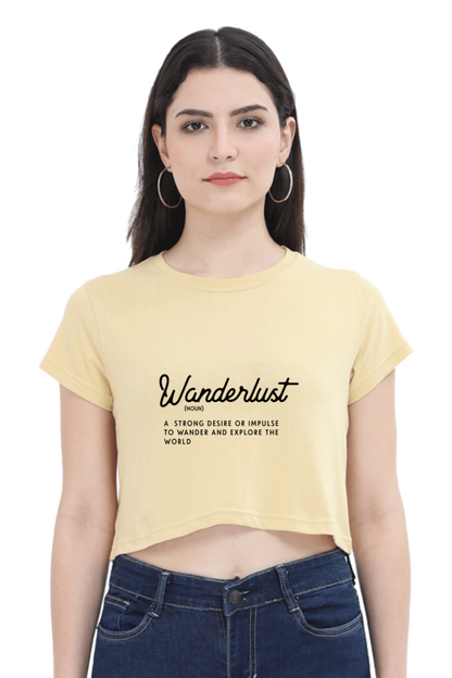 Wanderlust Crop Top