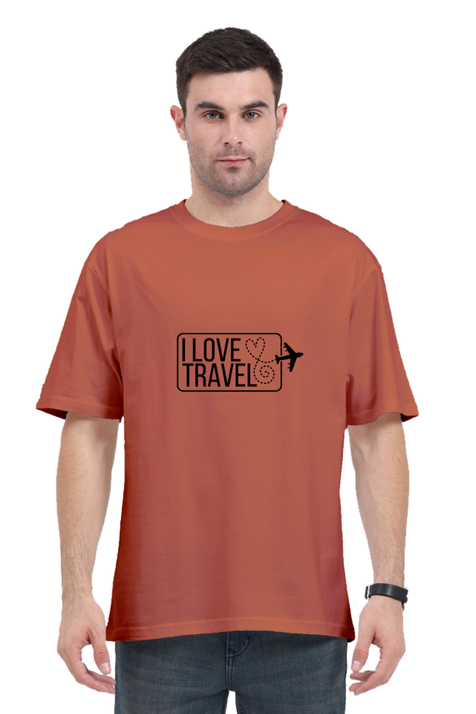 I Love Travel: Oversized T-shirt