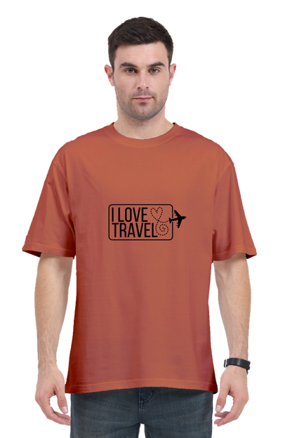 I Love Travel: Oversized T-shirt