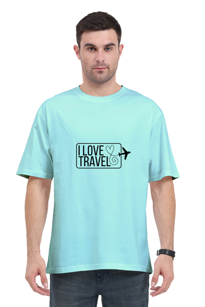 I Love Travel: Oversized T-shirt